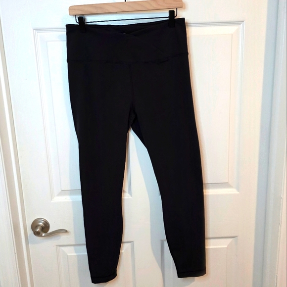 90' DEGREE by Reflex Womens Crossover Black Legging - Picture 3 of 8